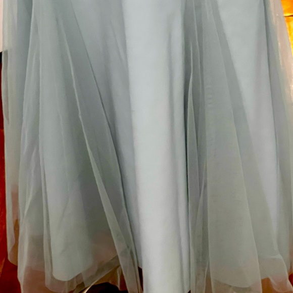 Chiara Boni La Petite Robe Light dusky blue gown - Picture 7 of 16